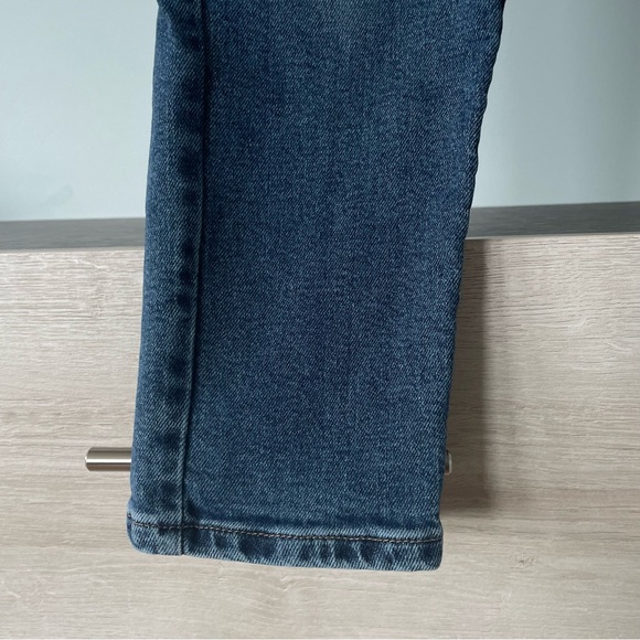 Yoga Jeans High-waisted Medium Blue Tapered Leg Mildly Distressed Jeans - Picture 7 of 12